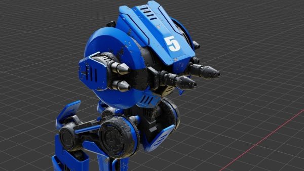 Battle Droid ZERA   rigged character