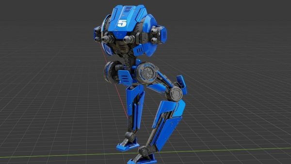Battle Droid ZERA   rigged character