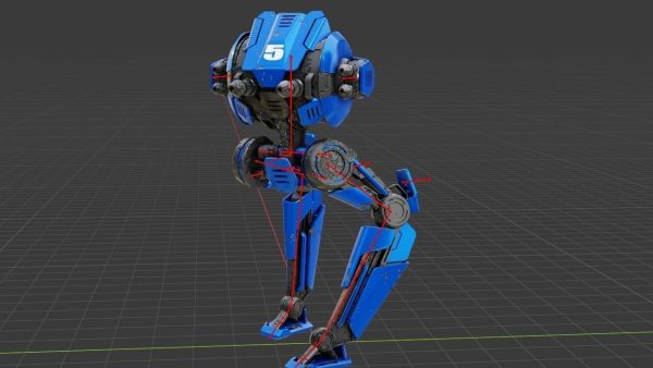 Battle Droid ZERA   rigged character