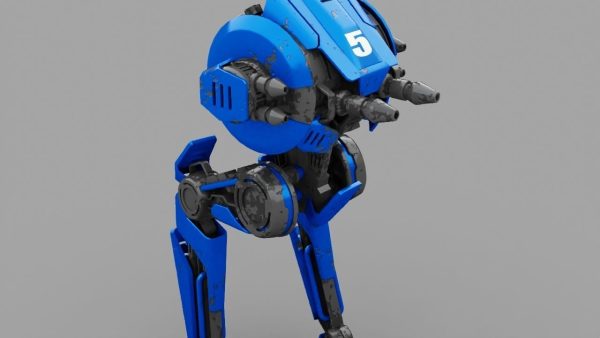 Battle Droid ZERA   rigged character