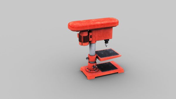 Bench drill lowpoly