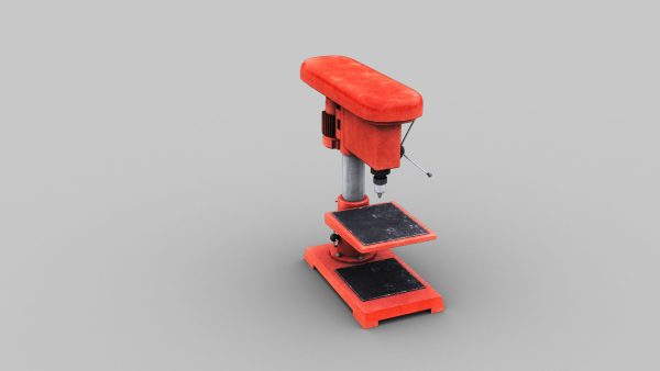 Bench drill lowpoly