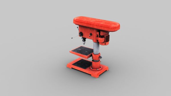 Bench drill lowpoly