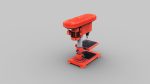 Bench drill lowpoly