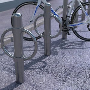 Bicycle Parking Rack Chrome