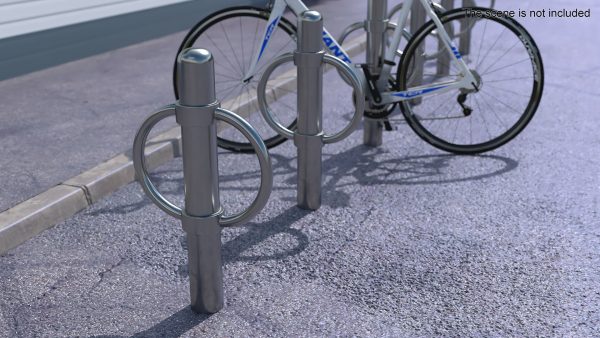 Bicycle Parking Rack Chrome