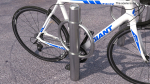 Bicycle Parking Rack Chrome