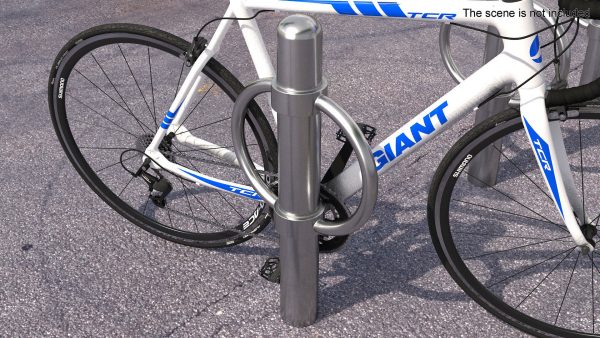 Bicycle Parking Rack Chrome