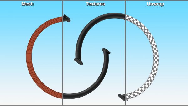 Bicycle Rack Circle Black