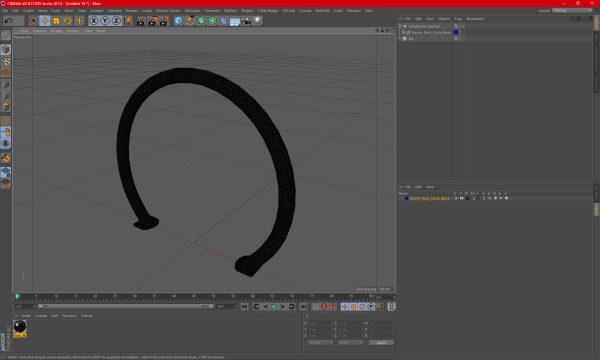 Bicycle Rack Circle Black