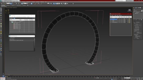 Bicycle Rack Circle Black