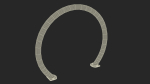 Bicycle Rack Circle Black