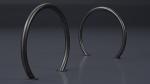 Bicycle Rack Circle Black