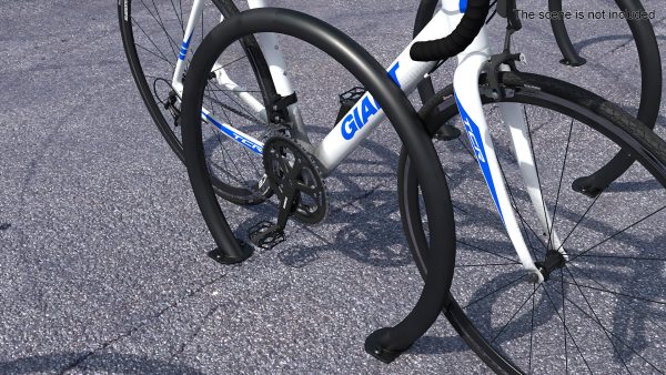 Bicycle Rack Circle Black