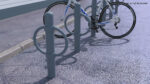 Bicycle Street Rack Grey