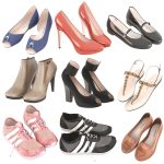 Big set of shoes
