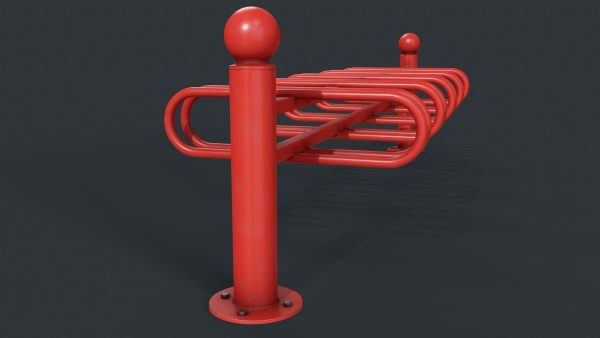 Bike Rack 10 PBR Game Ready