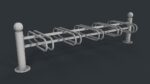 Bike Rack 10 PBR Game Ready