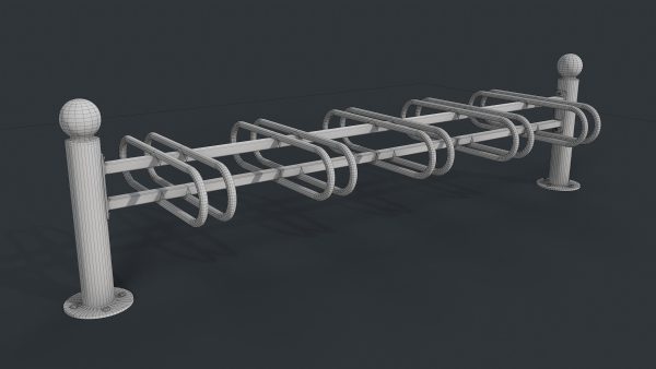 Bike Rack 10 PBR Game Ready