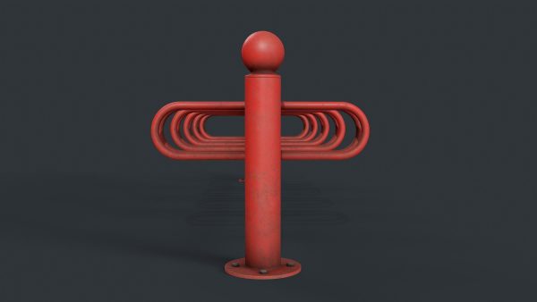 Bike Rack 10 PBR Game Ready