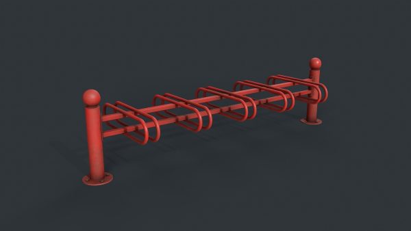 Bike Rack 10 PBR Game Ready