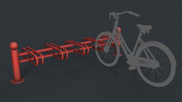 Bike Rack 10 PBR Game Ready