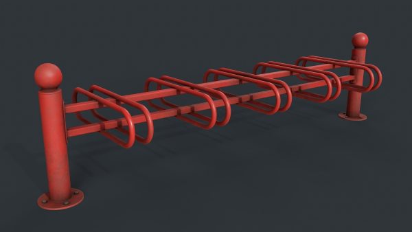 Bike Rack 10 PBR Game Ready