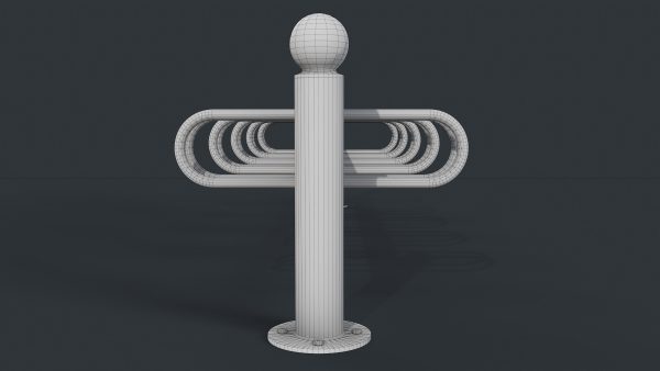 Bike Rack 10 PBR Game Ready