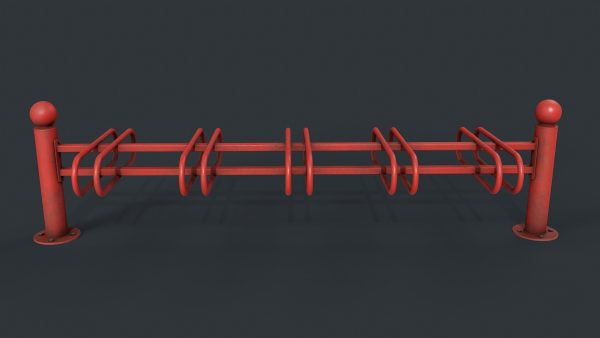 Bike Rack 10 PBR Game Ready