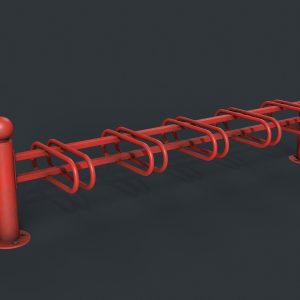Bike Rack 11 PBR Game Ready