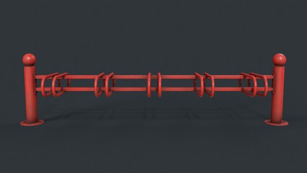 Bike Rack 11 PBR Game Ready