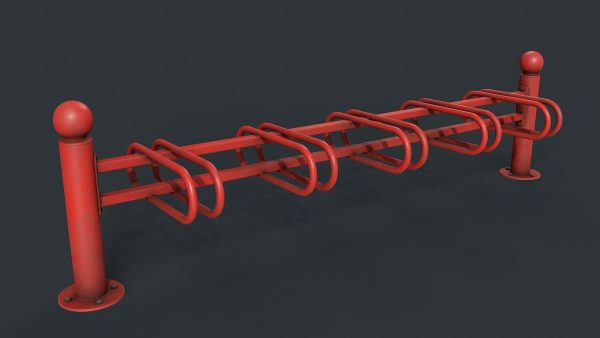 Bike Rack 11 PBR Game Ready