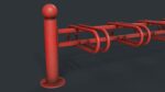 Bike Rack 11 PBR Game Ready