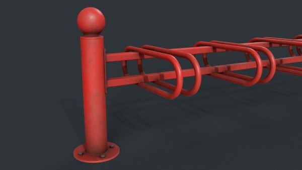Bike Rack 11 PBR Game Ready