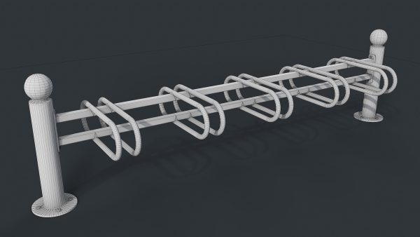 Bike Rack 11 PBR Game Ready