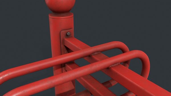 Bike Rack 11 PBR Game Ready