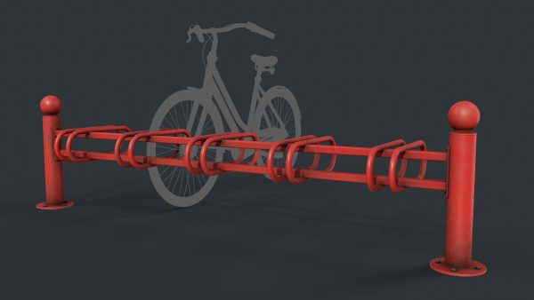 Bike Rack 11 PBR Game Ready
