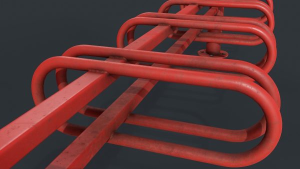 Bike Rack 11 PBR Game Ready