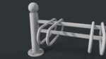 Bike Rack 11 PBR Game Ready