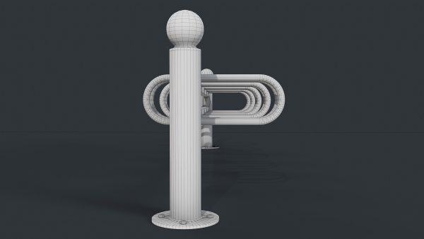 Bike Rack 11 PBR Game Ready