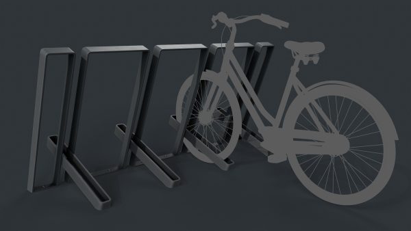 Bike Rack 12 PBR Game Ready