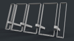 Bike Rack 12 PBR Game Ready