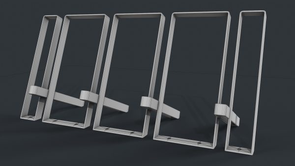 Bike Rack 12 PBR Game Ready