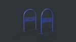 Bike Rack 18 PBR Game Ready