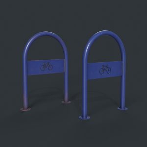 Bike Rack 18 PBR Game Ready