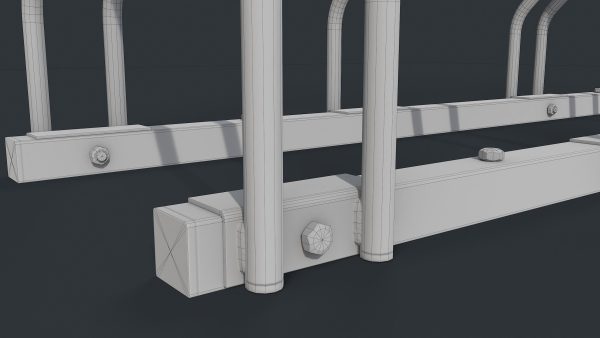 Bike Rack 2 PBR Game Ready