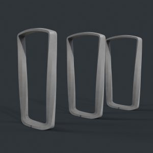 Bike Rack 23 PBR Game Ready