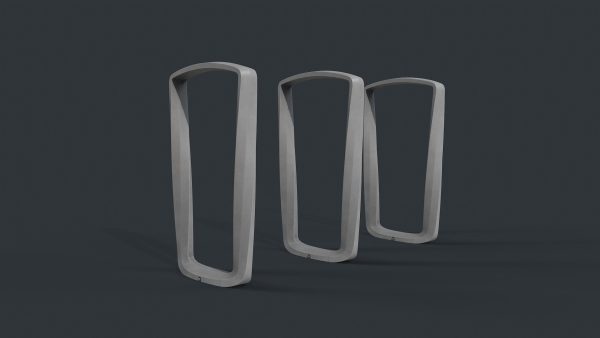 Bike Rack 23 PBR Game Ready