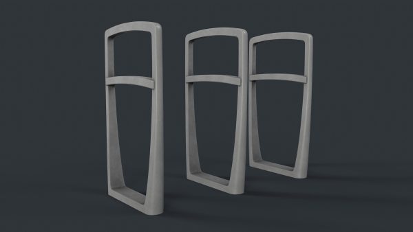 Bike Rack 24 PBR Game Ready