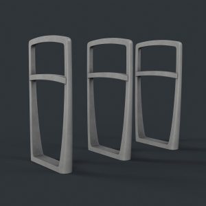 Bike Rack 24 PBR Game Ready